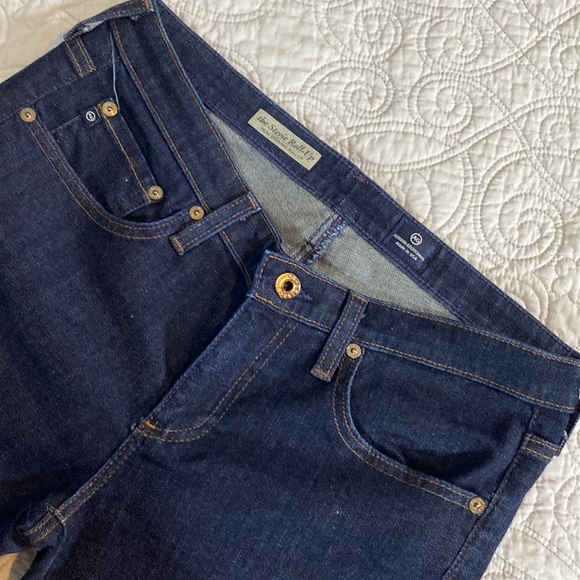 AG The Stevie Rollup Ankle Blue Jeans, 29R - Picture 3 of 11